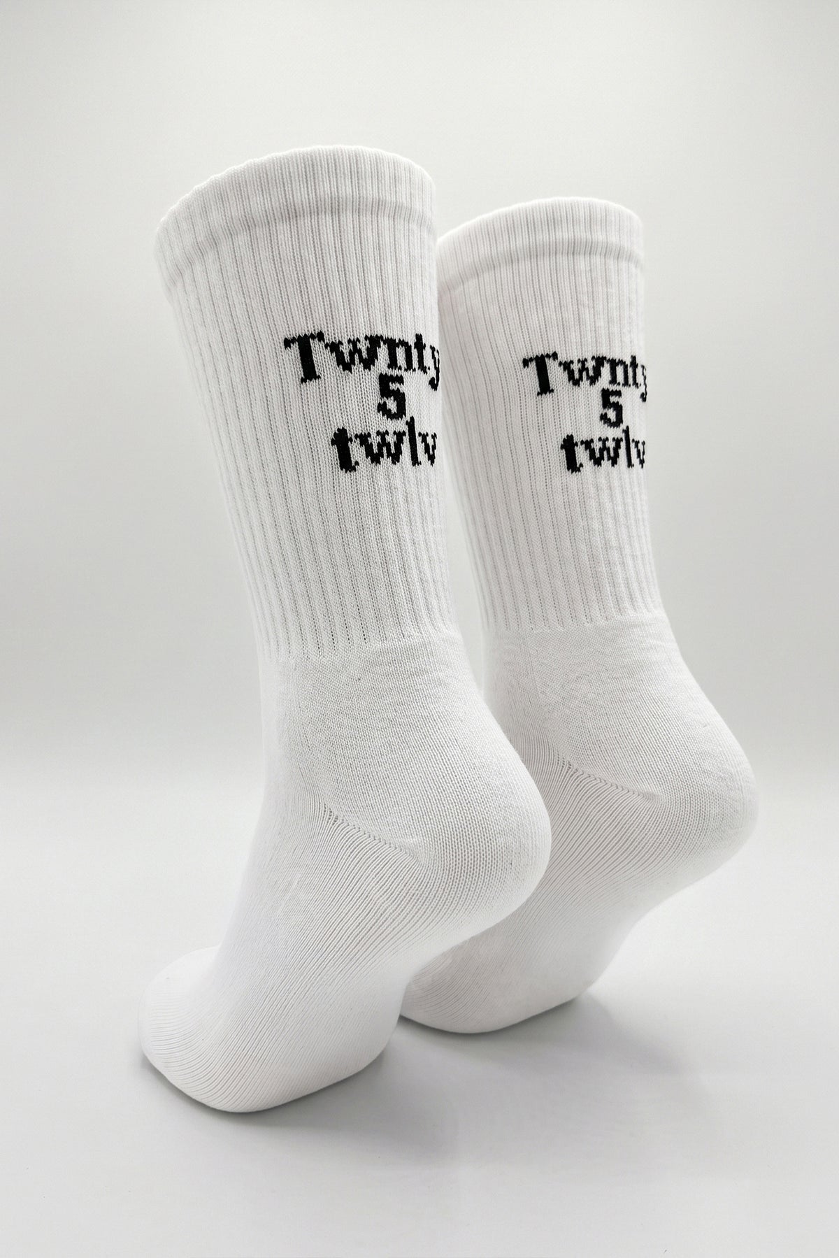 TWNTY 5 TWLV DOKUMA ÇORAP - BEYAZ