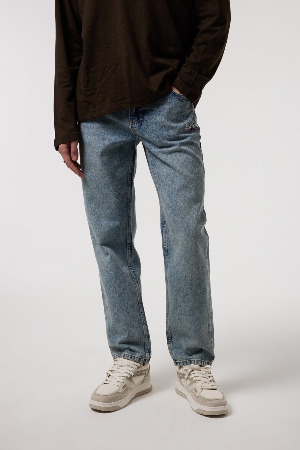 Straıght Fıt Nakışlı Jean