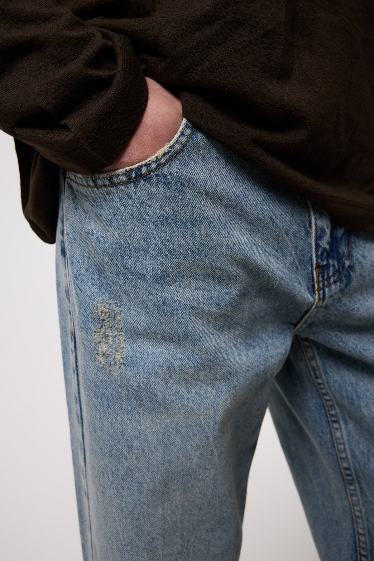 Straıght Fıt Nakışlı Jean