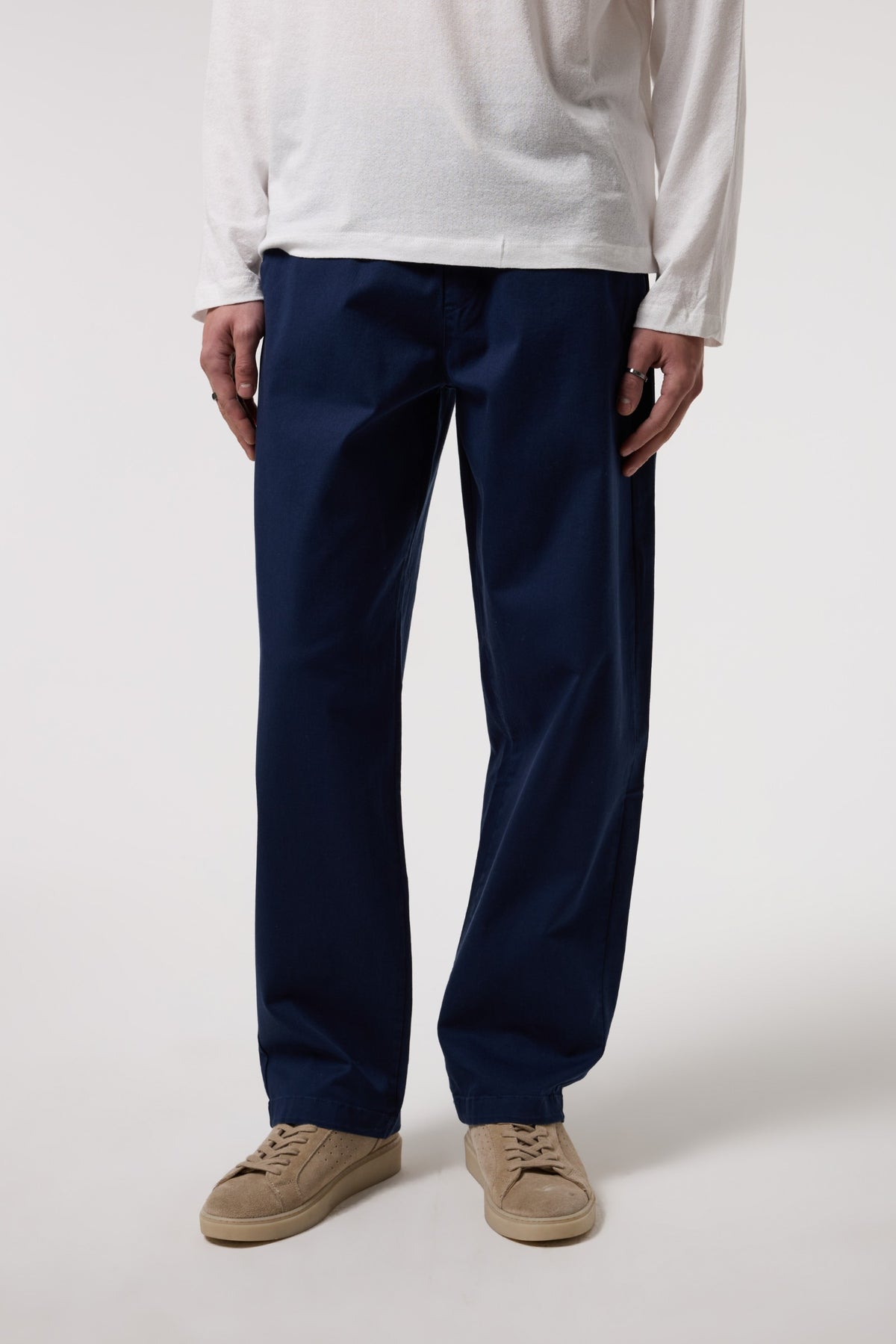 Beli Bağlamalı Gabardin Baggy Pantolon