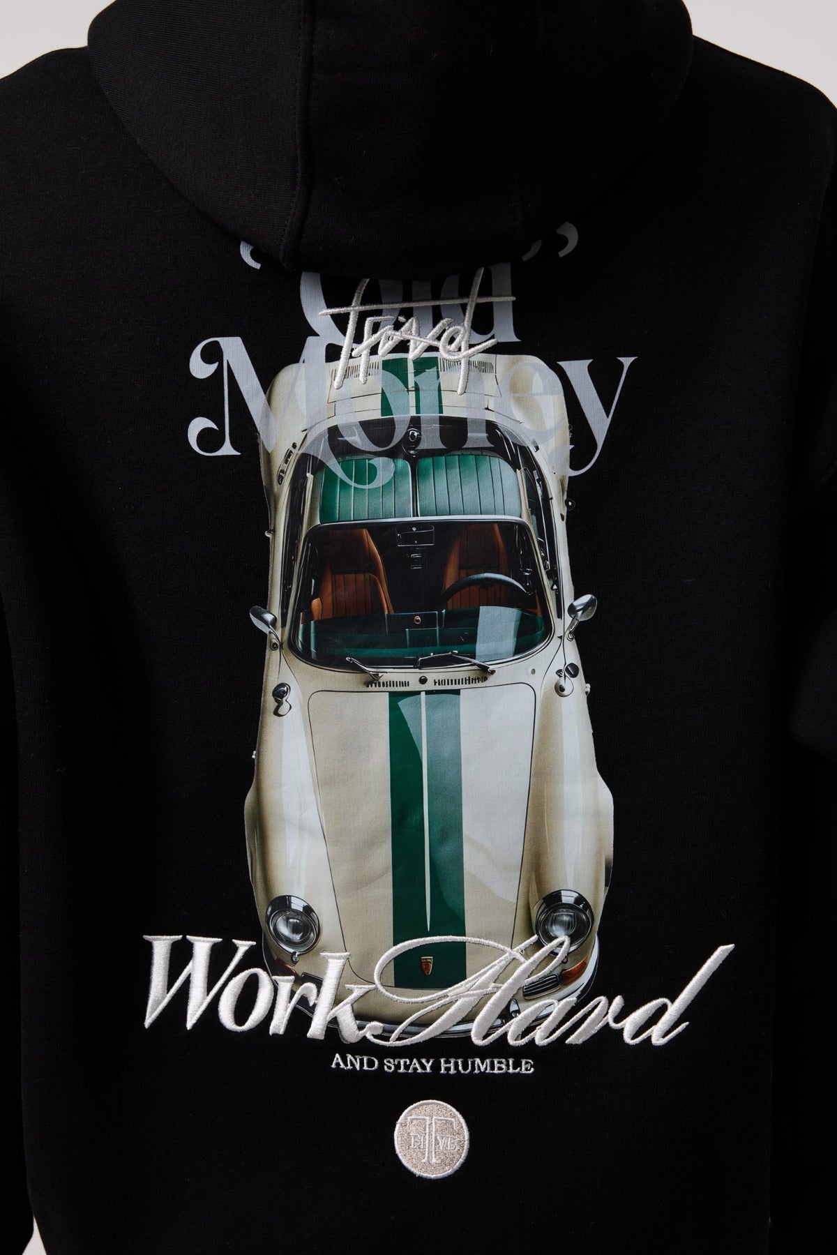 Oversize Old Money Baskılı Sweatshırt