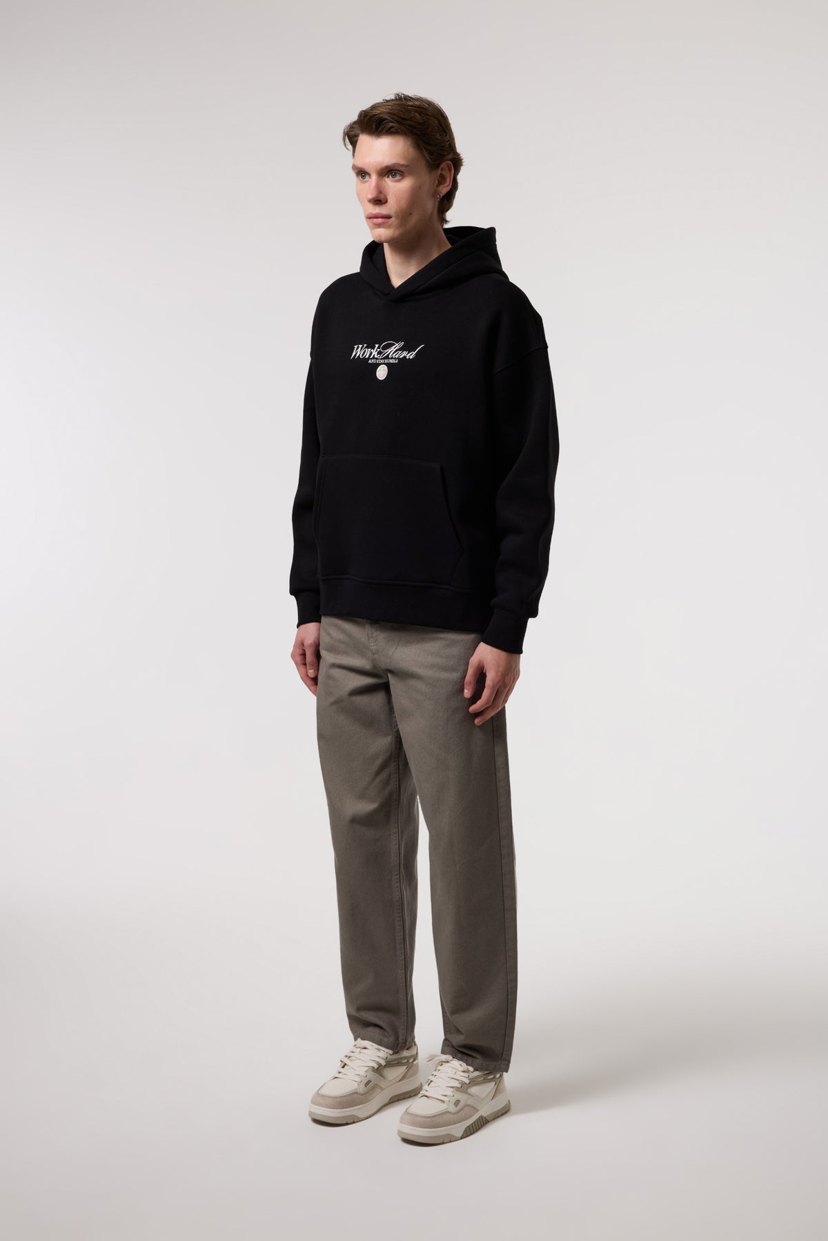 Oversize Old Money Baskılı Sweatshırt