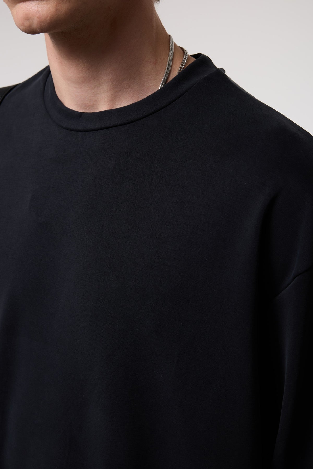 Dökümlü Relax Fıt Modal Sweatshırt