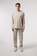 Dökümlü Relax Fıt Modal Sweatshırt