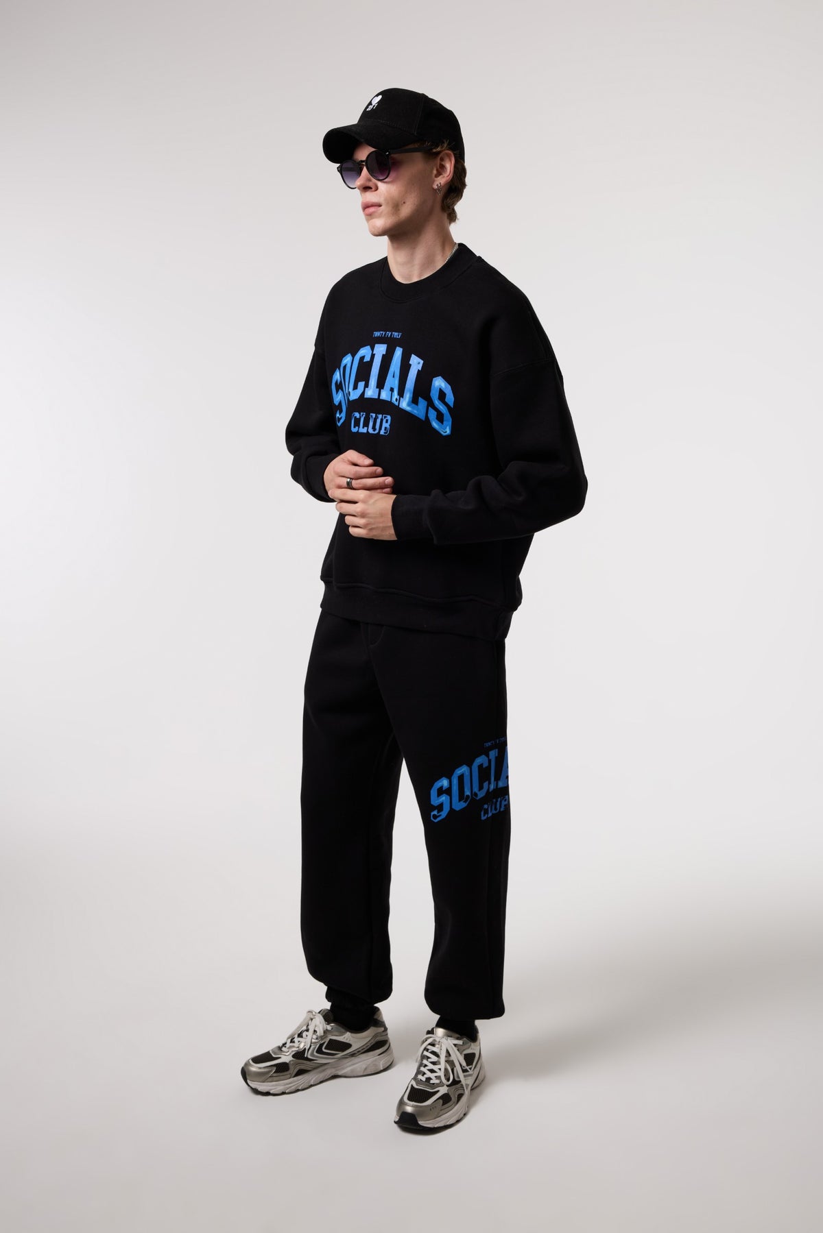 Baskılı Relax Fıt Pamuklu Sweatshırt