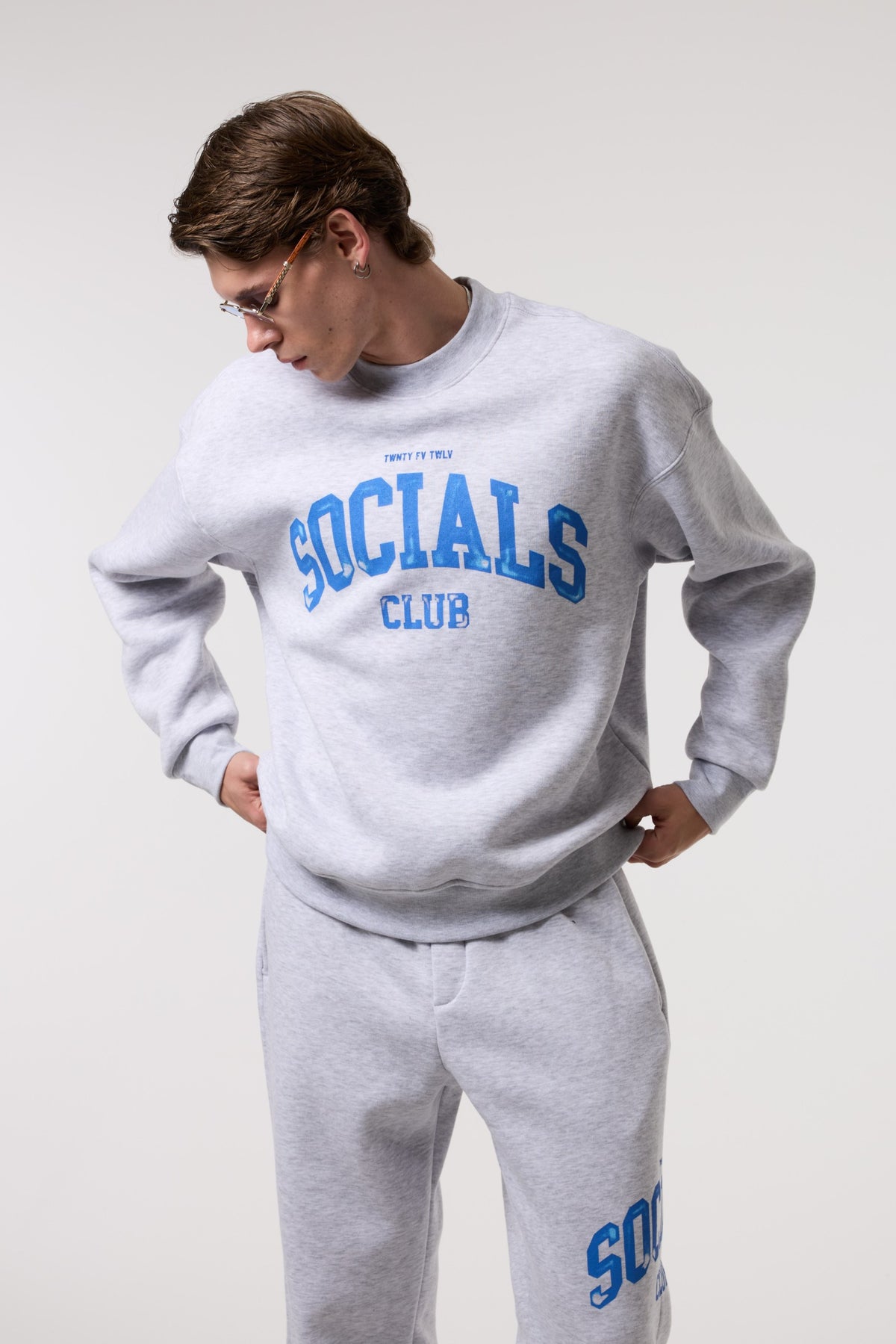 Baskılı Relax Fıt Pamuklu Sweatshırt