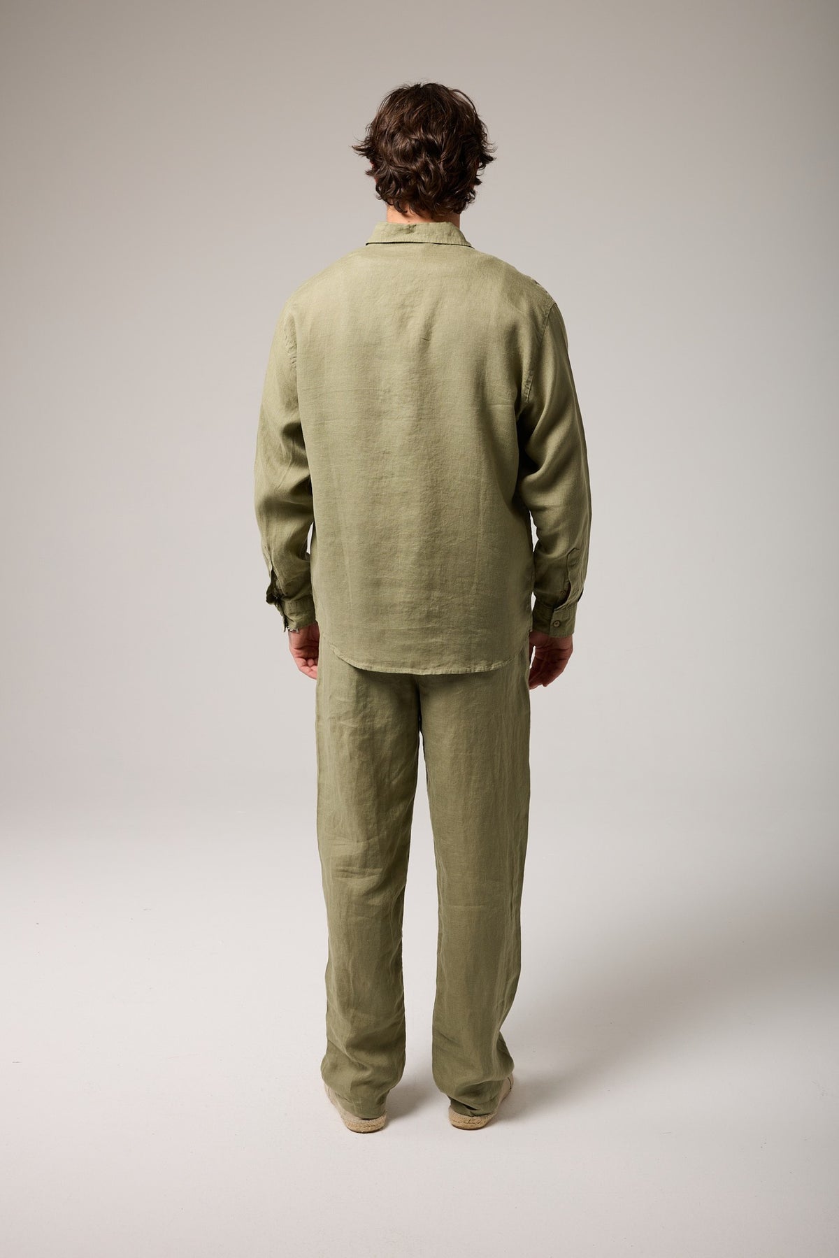 Comfort Fıt Keten Pantolon