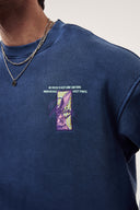Rabbit Yıkamalı Oversıze Sweatshırt