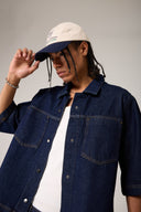 Dikiş Detay Denim Takım