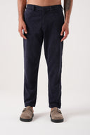 Relax Fit Beli Lastikli Kadife Pantolon