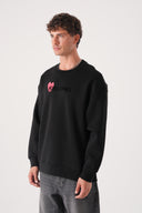 Noble Stance Baskılı Grafik Sweatshirt