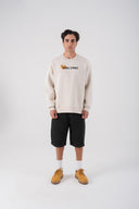 Noble Stance Baskılı Grafik Sweatshirt