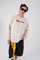 Noble Stance Baskılı Grafik Sweatshirt