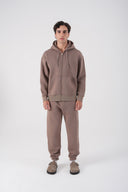 Fermuarlı Kapüşonlu Sweatshirt