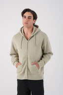 Fermuarlı Kapüşonlu Sweatshirt