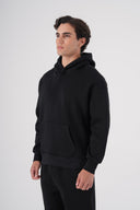 Basic Kanguru Cep Kapüşonlu Sweatshirt