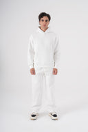 Basic Kanguru Cep Kapüşonlu Sweatshirt