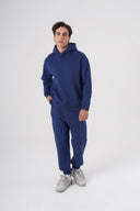 Basic Kanguru Cep Kapüşonlu Sweatshirt