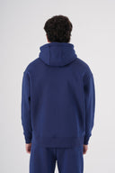 Basic Kanguru Cep Kapüşonlu Sweatshirt