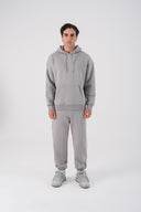 Basic Kanguru Cep Kapüşonlu Sweatshirt