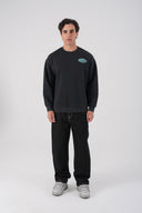 Patch Detaylı Oversize Sweatshirt