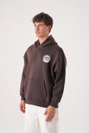 At Baskılı Kapüşonlu Sweatshirt
