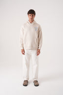 At Baskılı Kapüşonlu Sweatshirt