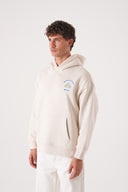 At Baskılı Kapüşonlu Sweatshirt