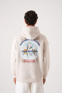 At Baskılı Kapüşonlu Sweatshirt