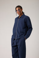 Keten Dokulu Ceket Takım