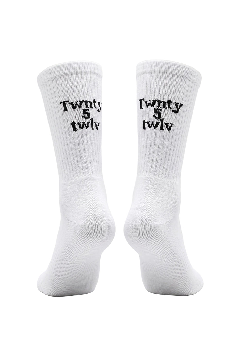 TWNTY 5 TWLV DOKUMA ÇORAP - BEYAZ