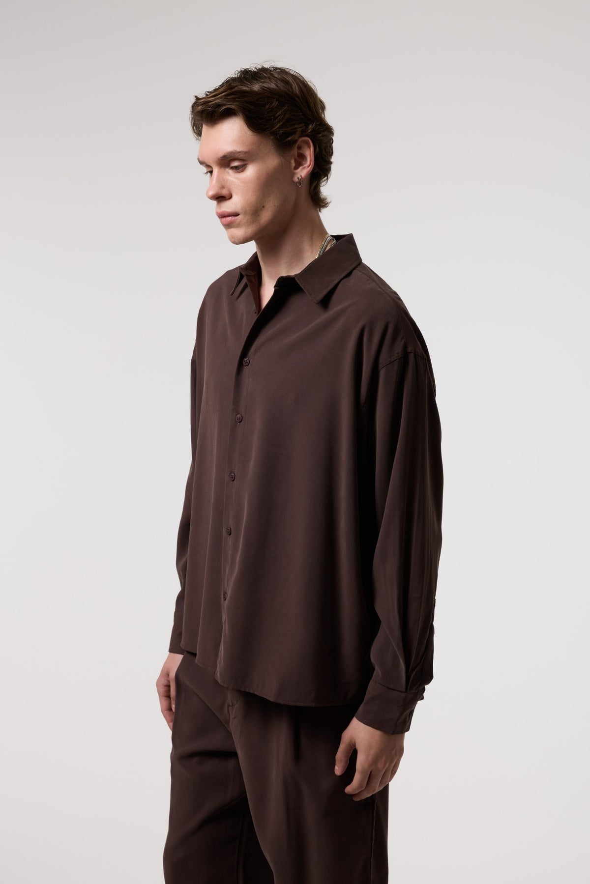 Dokulu Modal Gömlek
