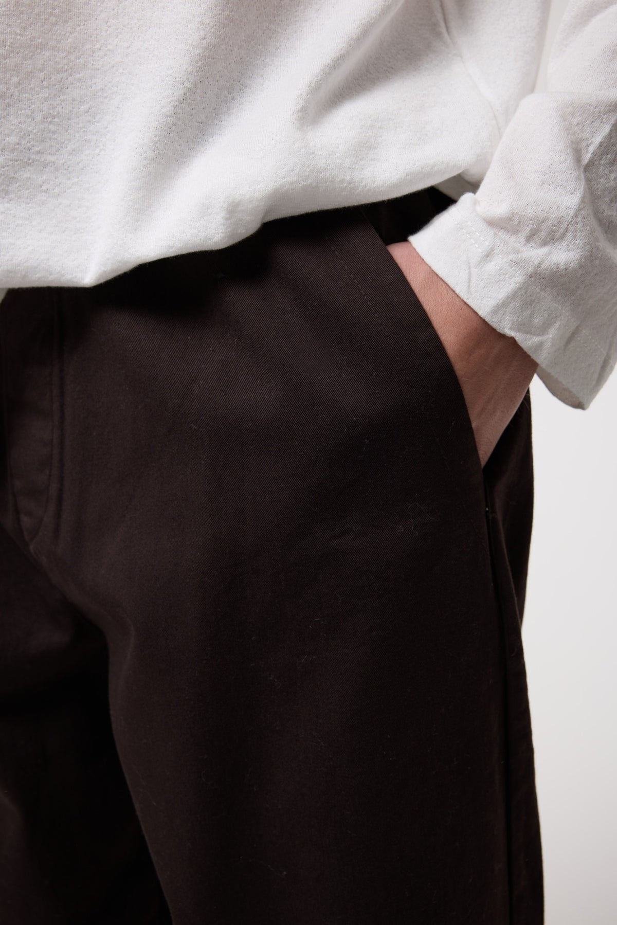 Beli Bağlamalı Gabardin Baggy Pantolon