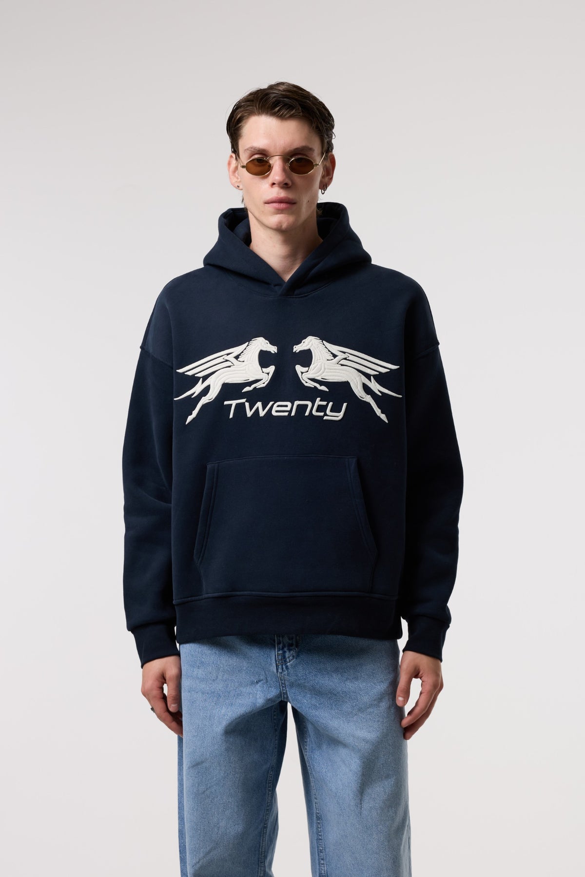 Rölyef Grafik Baskılı Sweatshırt