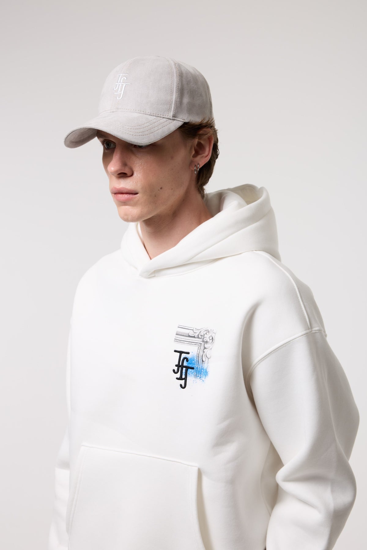 Sanat Baskılı Kapüşonlu Sweatshırt