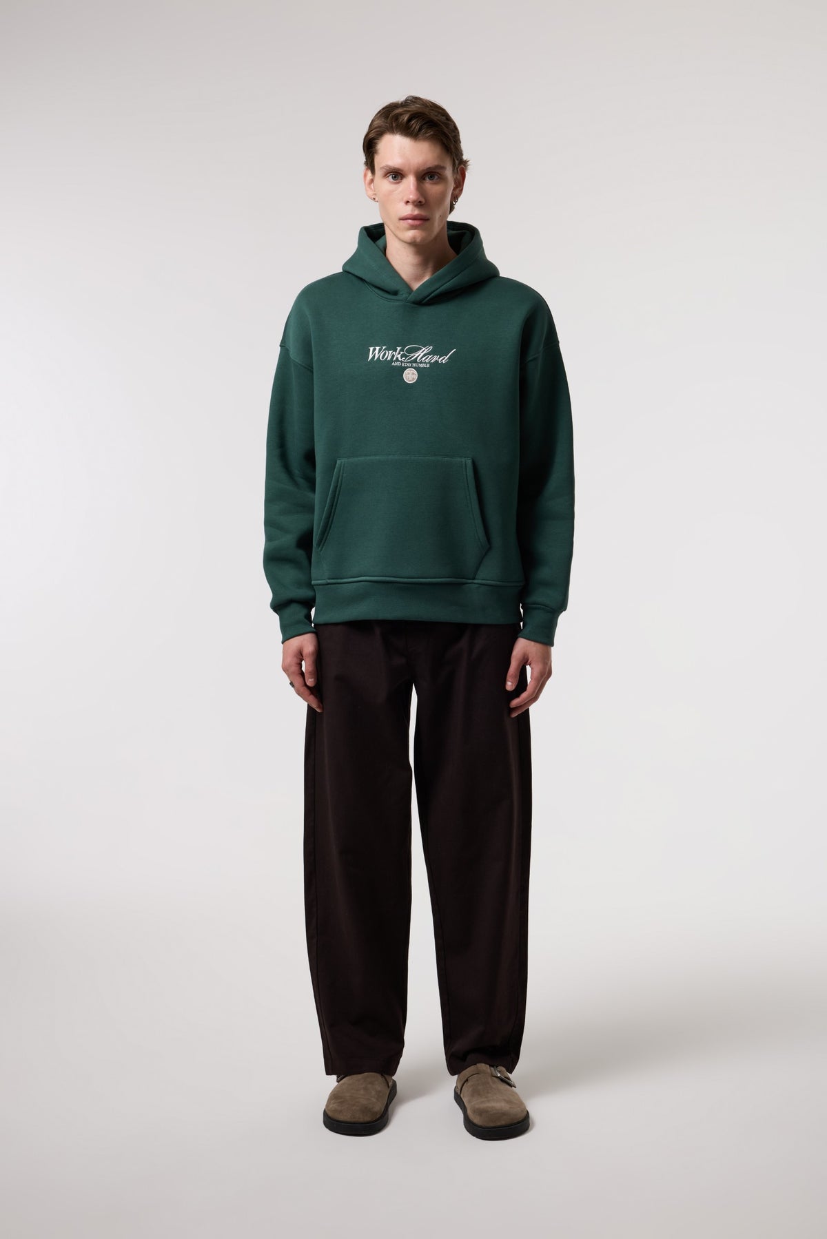 Oversize Old Money Baskılı Sweatshırt