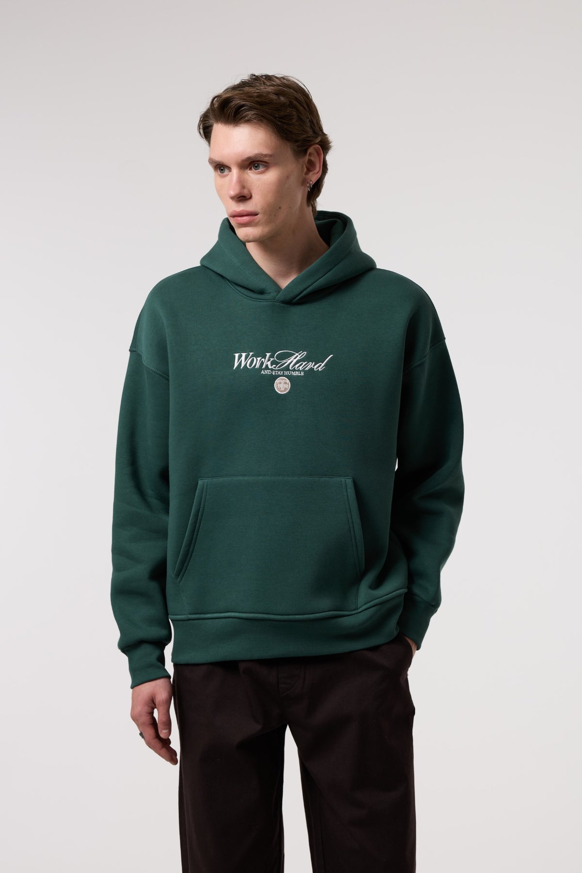 Oversize Old Money Baskılı Sweatshırt