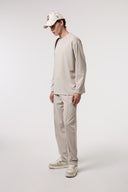 Dökümlü Relax Fıt Modal Sweatshırt
