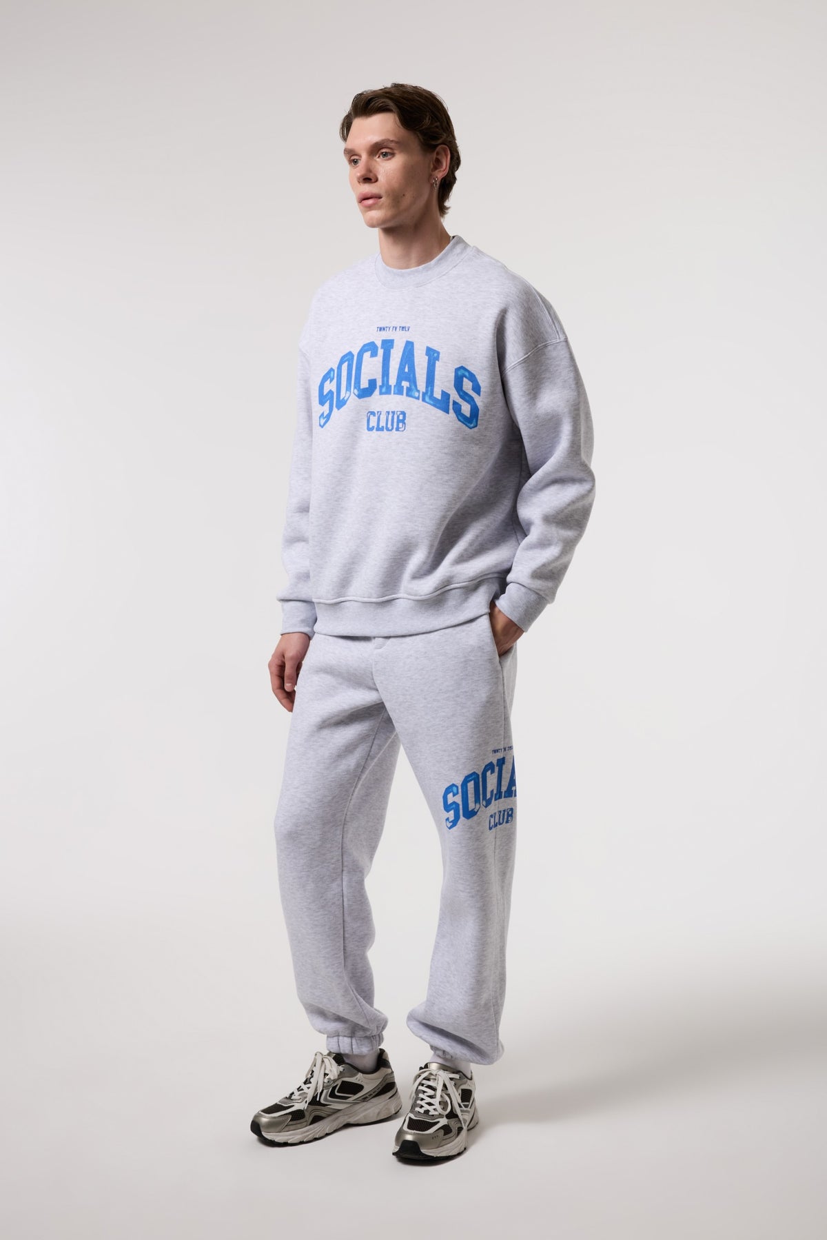 Baskılı Relax Fıt Pamuklu Sweatshırt