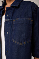 Dikiş Detay Denim Takım