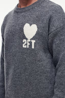 2Ft Nakışlı Triko Kazak