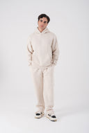 Basic Kanguru Cep Kapüşonlu Sweatshirt