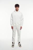 Basic Kanguru Cep Kapüşonlu Sweatshirt