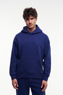 Basic Kanguru Cep Kapüşonlu Sweatshirt