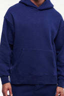 Basic Kanguru Cep Kapüşonlu Sweatshirt
