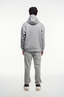 Basic Kanguru Cep Kapüşonlu Sweatshirt