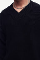 Basic V Yaka Triko Kazak