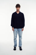 Basic V Yaka Triko Kazak