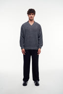 Basic V Yaka Triko Kazak