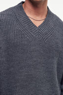 Basic V Yaka Triko Kazak